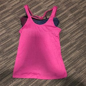 Lululemon tank with detachable top